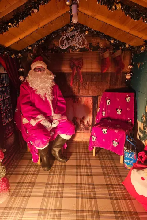 Margaret Nelson Santa's grotto