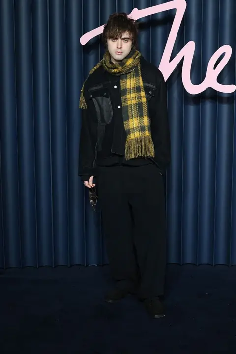 Getty Images Liam Gallagher on blue carpet