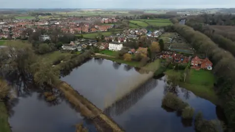 Adam Vaughan/Shutterstock Flooding in Tadcaster in January 2024