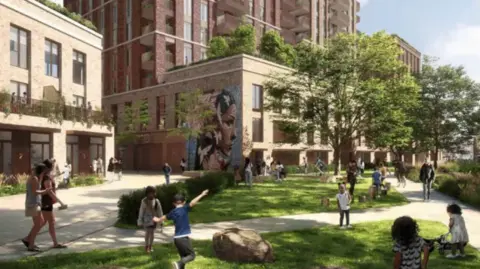 Hadley Property Holdings Group CGI of the planned development