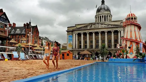 Getty Images Nottingham Beach general view