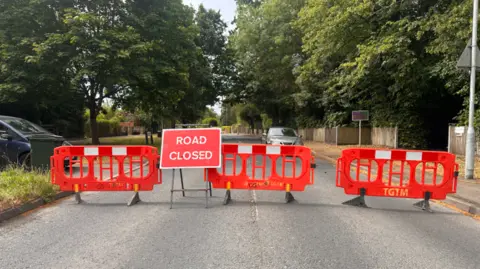 Road Closure signs 