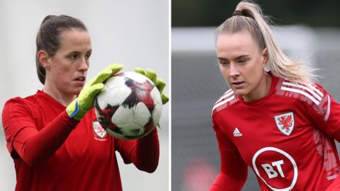 Goalkeeper Laura O’Sullivan and midfielder Josie Green will not feature for Wales against Ukraine