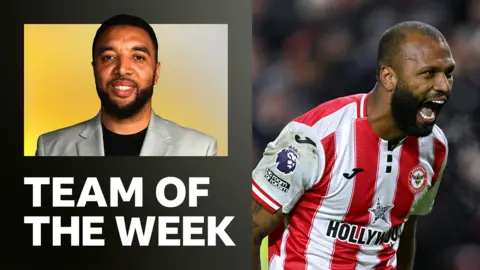 Brentford striker Igor Thiago is in Troy's team of the week