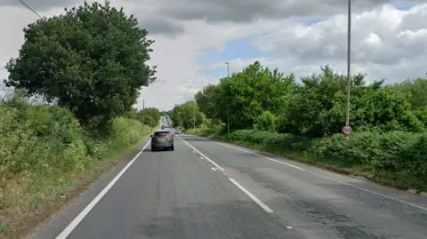 A stretch of rural A road