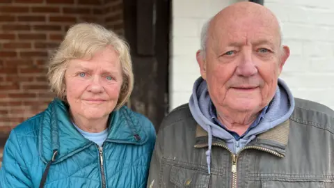 Norma and John Everington wouldn't have gone to the parade but say people can still remember the fallen