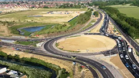 New Monks Farms roundabout