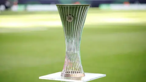 The Conference League trophy