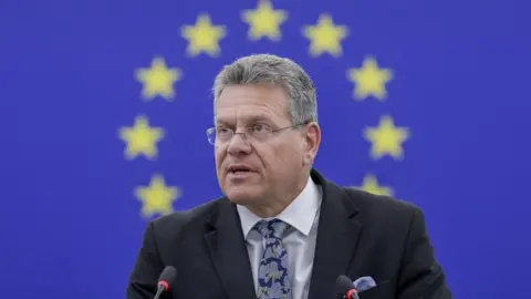 EU Trade Commissioner Maroš Šefčovič. Photo: 6 May 2025