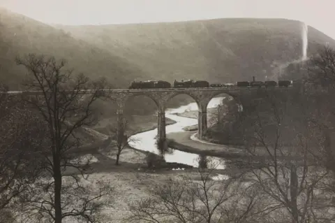 Getty Images Headstone viaduct at Monsal Dale in Derbyshire, seen from the road, 1936