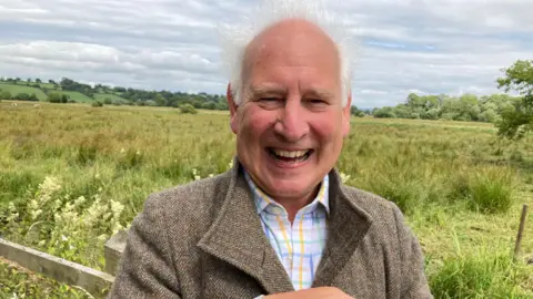 SEG Chairman Andrew Kerr is pictured near the Somerset levels