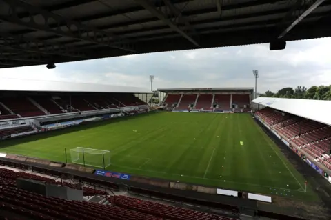 Getty General view of KDM Group East End Park, ground of Dunfermline Athletic