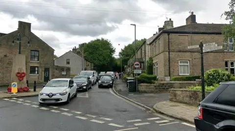Google A general view of Town Lane in Charlesworth, Derbyshire