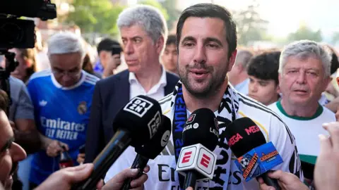 Real Madrid presidential candidate Enrique Riquelme