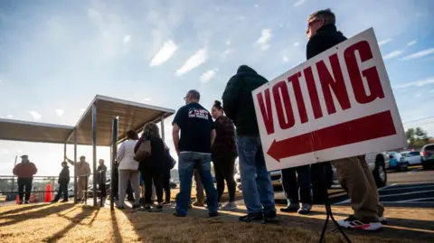 Getty Images Voters in Georgia