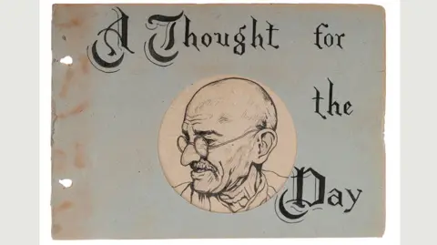 The handwritten notes have been sold at a record price for an Indian historical document