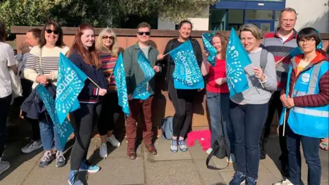 Strike at Blue Coat School in Liverpool