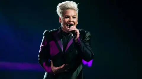 Getty Images / Mike Lewis Photography Pink performing