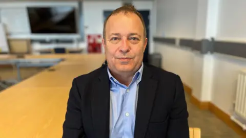 BBC Close up of CEO Nico Bezuidenhout 