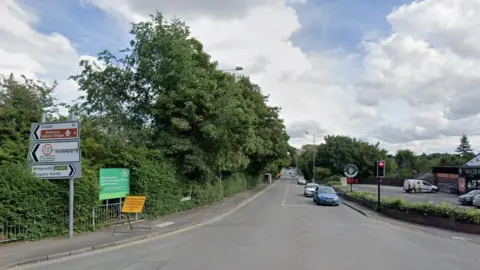 Google The problematic junction known locally as The Rock 