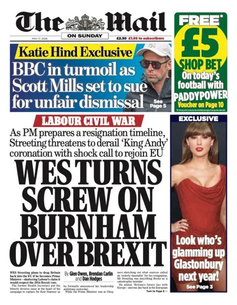 0d2bf090-516b-11f1-89a3-d1f559421220.jpg The Papers: 'Labour rivals want to rejoin EU' and 'survival of the fittest'