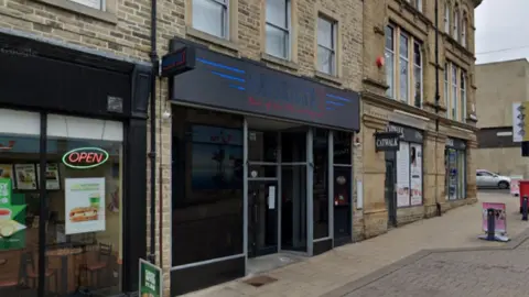 Google A Google street view of Maverick's bar in Huddersfield