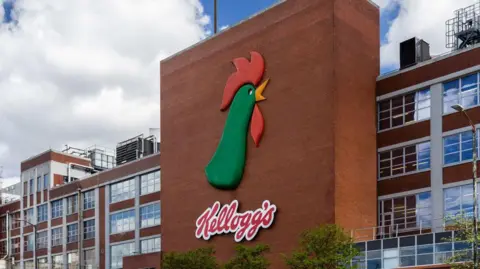 Peter McDermott External view of the Kellogg's building in Trafford Park.