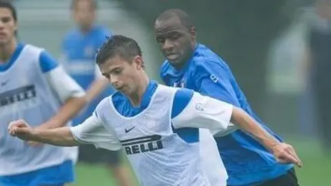 Ben Greenhalgh Ben Greenhalgh training with the Inter Milan first team, alongside Patrick Vieira in 2010