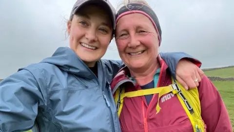 Supplied Sophie Holt with her mother Anne Haslam 