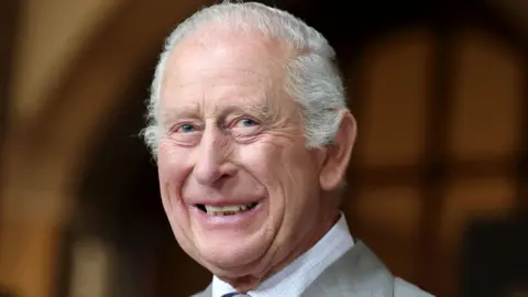King Charles head and shoulders May 2025