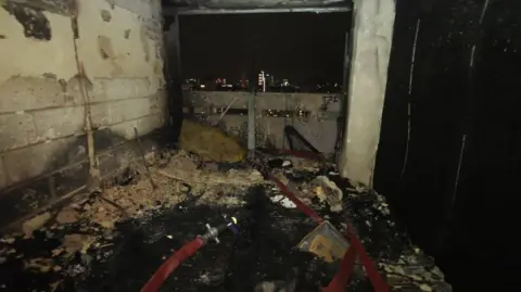 WMFS Burnt-out room