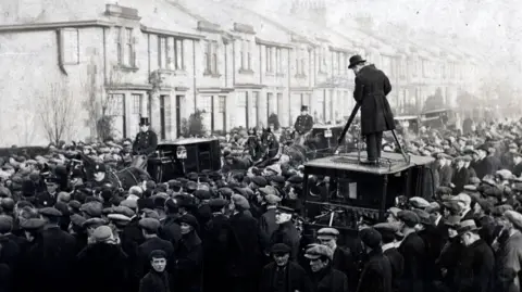 Harry McShane Papers, National Library of Scotland John Maclean coffin