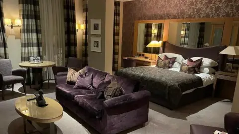 BBC handout Hotel suite photo whistleblower says they were sent by Edwards