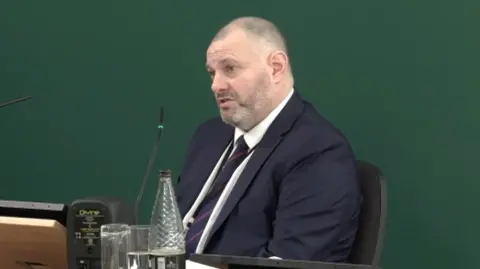 The Nottingham Inquiry Retired Det Supt Leigh Sanders giving evidence at the Nottingham Inquiry.