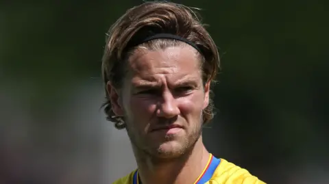 Crystal Palace centre-back Joachim Andersen before their pre-season friendly against Crawley