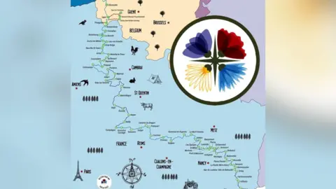 thewesternfrontway.com The route of The Western Front Way