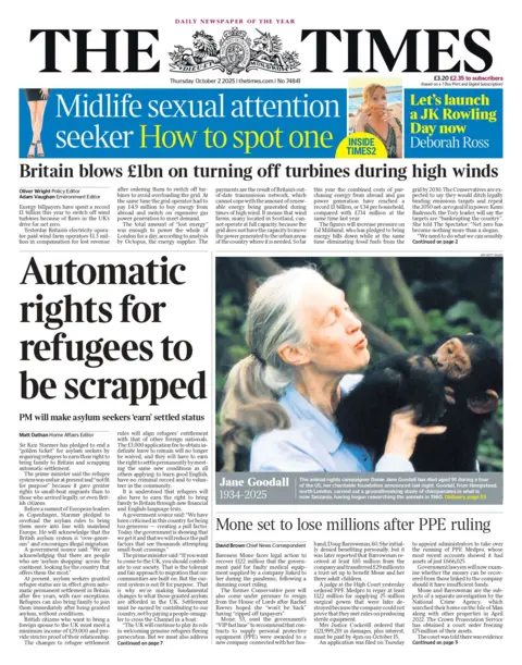  "Automatic rights for refugees to be scrapped".