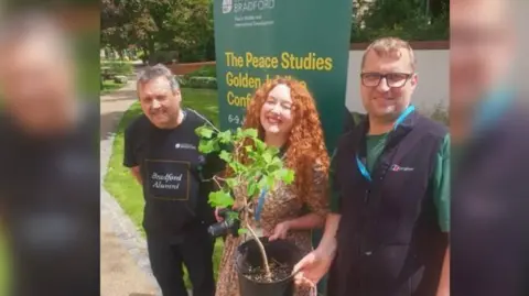 University of Bradford The planting team at the University of Bradford