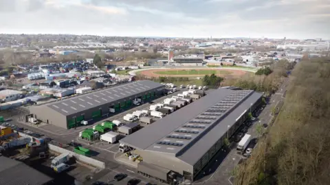 City of Wolverhampton Council Computer generated image of fleet vehicles