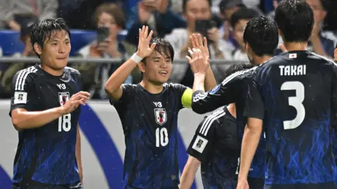 Japan celebrate