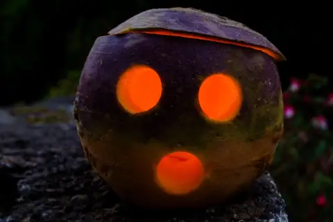 Getty Images Turnip Jack o lantern 