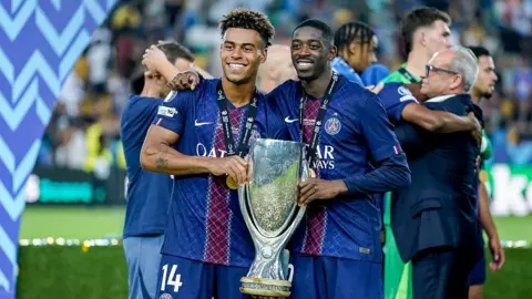 Desire Doue and Ousmane Dembele