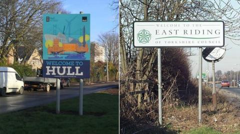 Hull and East Yorkshire street signs