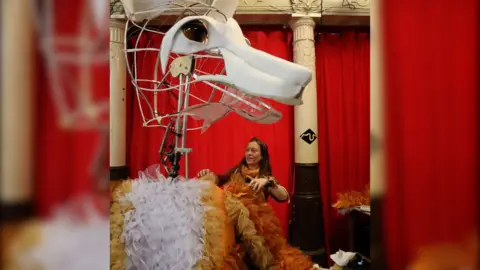 PA Media Mechanical fox puppet