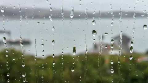 BBC Rain on a window