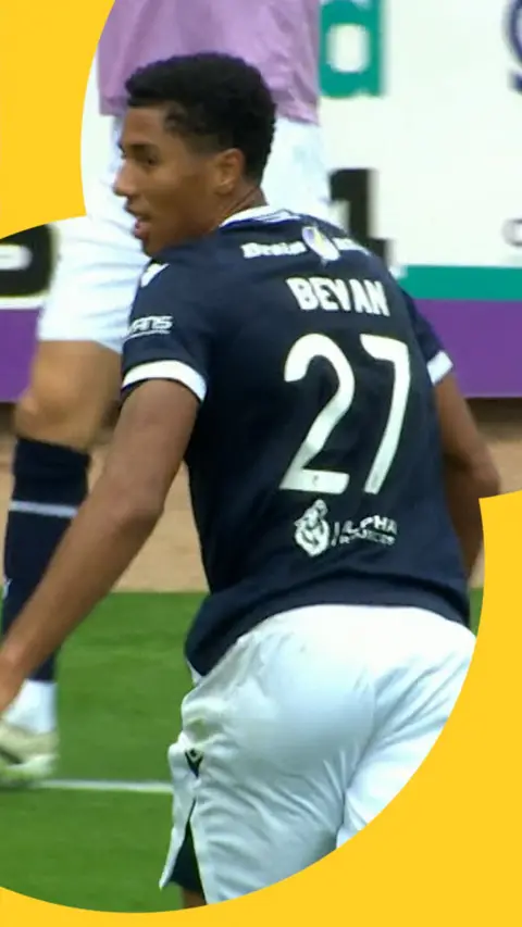 Dundee's Joe Bevan celebrates