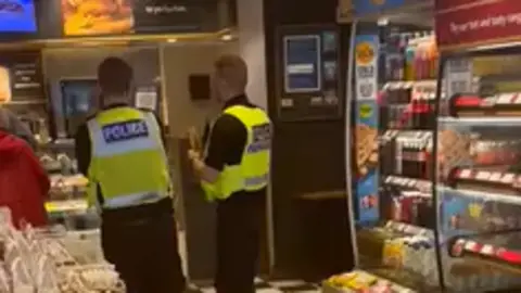 Supplied Police in Greggs