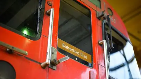 A Bakerloo line underground train carriage