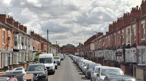 Terraced housing on Danvers Road