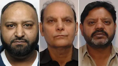 GMP Mugshot of Mohammed Shahzad, Mustaq Ahmed and Kasir Bashir